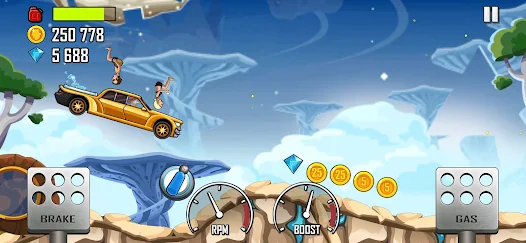 Hill Climb Racing MOD APK Download – Unlimited Money, Coins & Gems.
