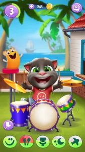 My Talking Tom 2 APK (Unlimited Coins and Diamonds) Download for Free 3